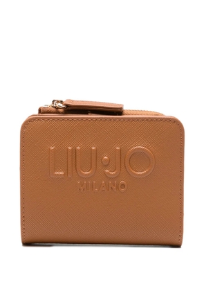 LIU JO logo wallet - Brown