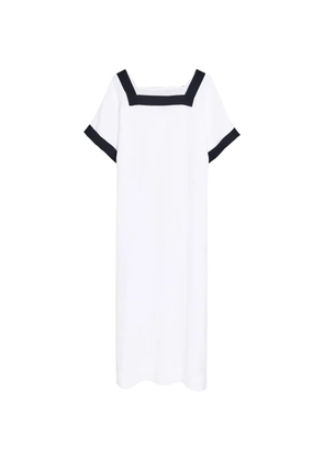 LES VACANCES D'IRINA Astypalea square-neck midi dress - White