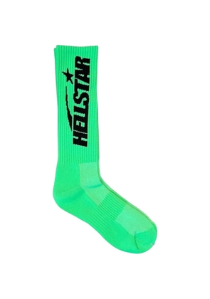 HELLSTAR logo socks - Green