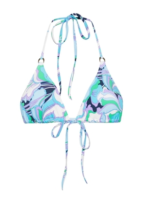 Melissa Odabash key west bloom bikini top - Blue