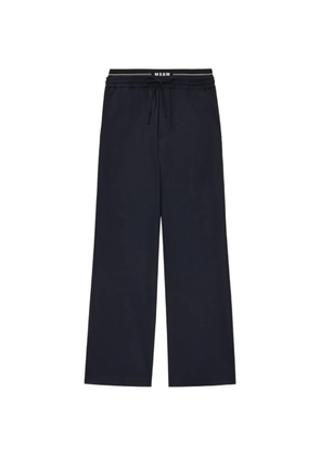 MSGM drawstring track pants - Blue
