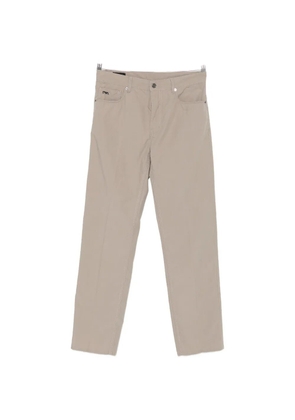 Emporio Armani button-fastening trousers - Neutrals
