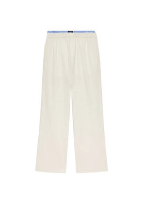 MSGM elasticated track pants - Neutrals