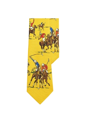Polo Ralph Lauren polo player-print tie - Yellow