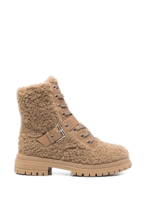 Gianvito Rossi buckle-detail ankle boots - Neutrals