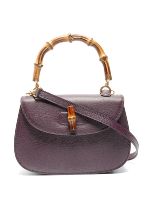 Gucci Pre-Owned 1990s small Bamboo leather tote bag - Red