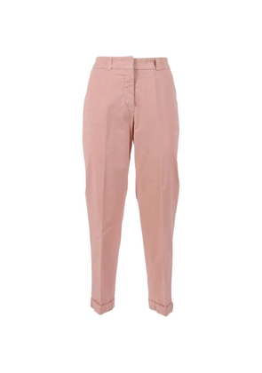 Peserico belt-loop cuffed trousers - Pink