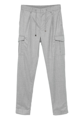 Peserico virgin wool cargo pants - Grey