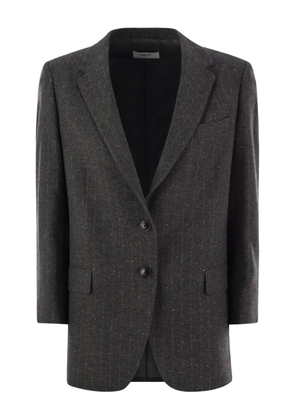 SAULINA Antonia single-breasted blazer - Grey