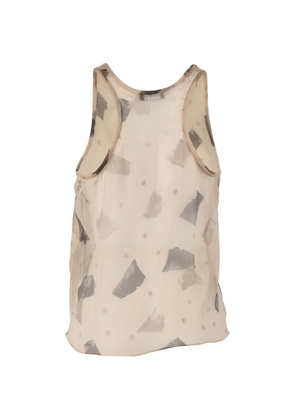 Emporio Armani patterned top - Neutrals