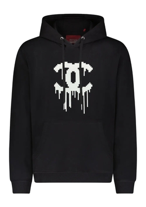 Mostly Heard Rarely Seen 8-Bit Double-C Drip long-sleeve hoodie - Black
