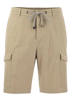 Peserico drawstring cargo shorts - Neutrals