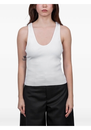 Séfr scoop-neck tank top - White