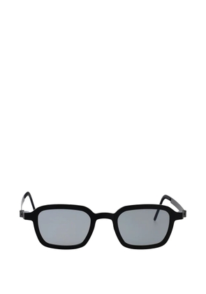 Lindberg rectangle-frame sunglasses - Black