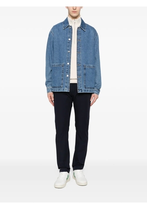 Jacob Cohën logo-patch trousers - Blue