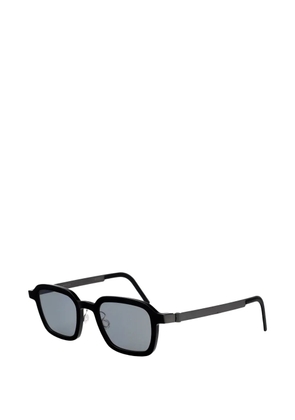 Lindberg rectangle-frame sunglasses - Black