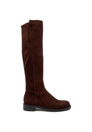 Stuart Weitzman panelled knee-high boots - Brown