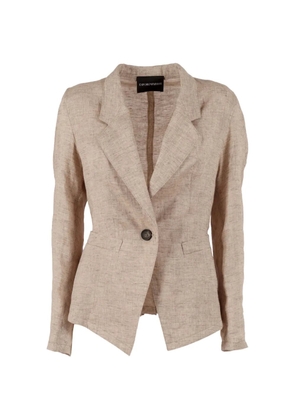 Emporio Armani single-breasted blazer - Neutrals