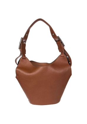 DONDUP small buckle-fastening leather shoulder bag - Brown