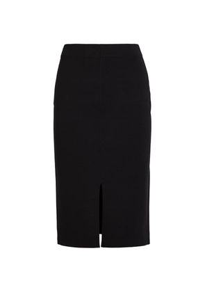 JOSEPH slit midi skirt - Black