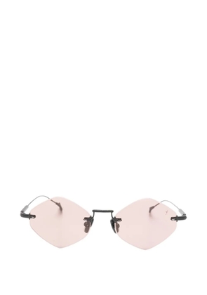 Eyepetizer Empire rimless geometric sunglasses - Black