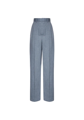 Loro Piana Hector wide-leg palazzo pants - Blue