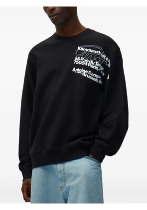 Arte Antwerp Address logo-print sweatshirt - Black