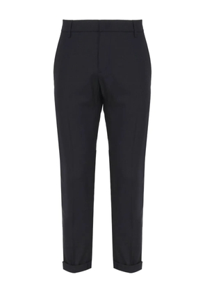 DONDUP welt-pocketed cuffed tailored trousers - Blue