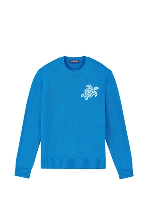 Vilebrequin turtle crew-neck sweater - Blue