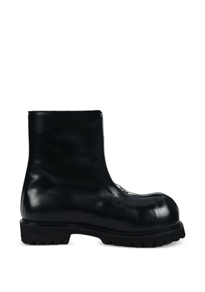 NO IDEA zip detail boots - Black