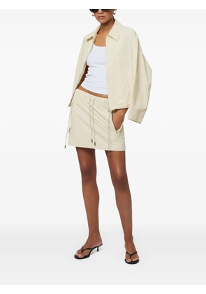 Apparis Ada drawstring mini skirt - Neutrals