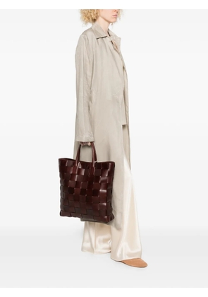 DRAGON DIFFUSION Pino woven-design tote bag - Brown