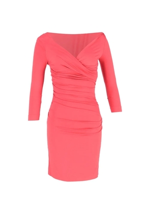 Diane Von Furstenberg Vintage 2021 Bentley wrap ruche dress - Pink