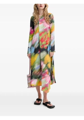 Stine Goya floral-print asymmetric dress - Green