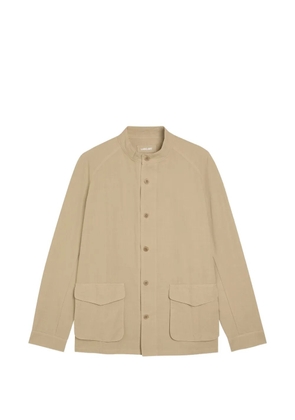 Labo Art patch pocket cotton shirt - Neutrals