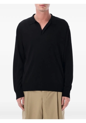 Roberto Collina polo collar sweater - Black