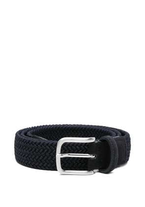 Emporio Armani braided-design belt - Blue