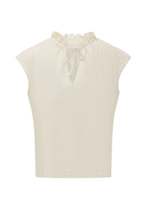 Ba&Sh Very ruffled blouse - Neutrals