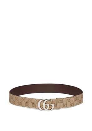 Gucci GG flat marmont belt - Neutrals
