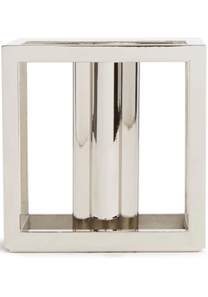 Audo Kubus metal candle holder - Silver