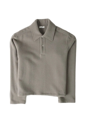 Rier fog fleece polo shirt - Grey