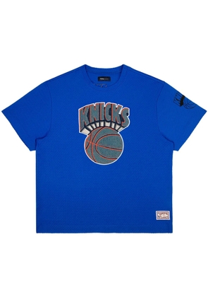 Purple Brand NY Knicks mesh T-shirt - Blue