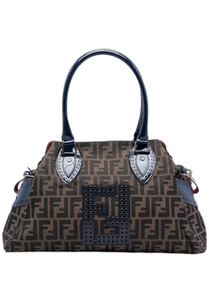 Fendi Pre-Owned 2000-2010 Zucca Canvas Etniko Du Jour handbag - Blue