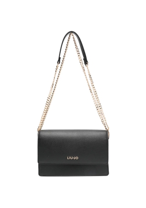 LIU JO small logo cross body bag - Black