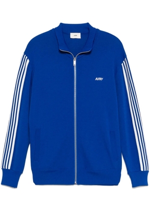 Autry logo-embroidered cardigan - Blue