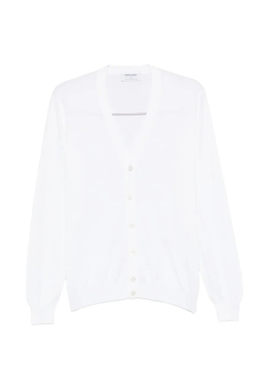 Gran Sasso button-fastening V-neck cardigan - White