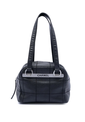 CHANEL Pre-Owned 2004-2005 Small Choco Bar Caviar shoulder bag - Black