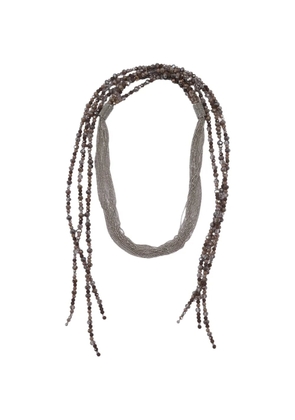 Peserico beaded necklace - Silver