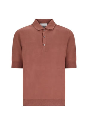 Lardini button polo shirt - Brown