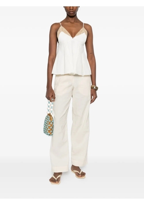 Rosanna Ocampo Bahia top - White
